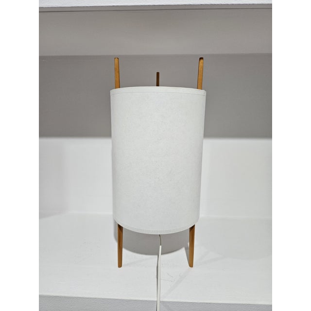 Isamu Noguchi Cylindrical No. 9 Desk Lamp by Isamu Noguchi for Knoll Inc. / Knoll International, 1940s For Sale - Image 4 of 9