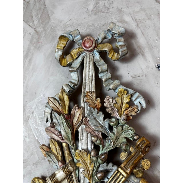 1950s Louis XVI Wall Sconces, 1950s, Set of 2 For Sale - Image 5 of 15