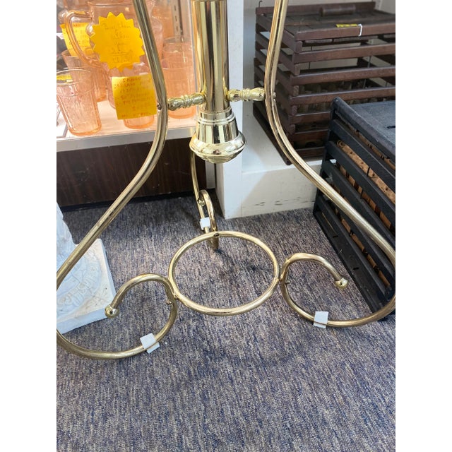 Mid 20th Century Mid Century Modern Hollywood Regency Indoor Brass-Toned Planter For Sale - Image 5 of 6