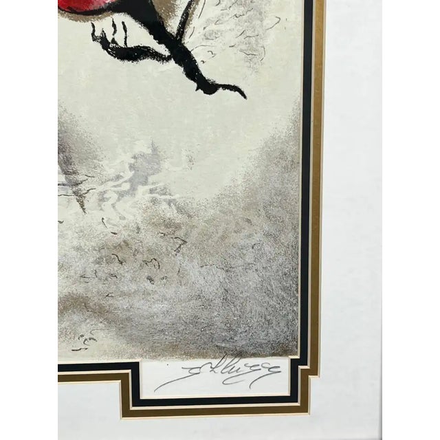 Red David Schluss Love Story Limited Edition Serigraph Hand Signed & Hc32/45 1995 For Sale - Image 8 of 10