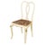 Venetian Cream Lacquered and Gilt Walnut Chairs with Floral Upholstery attributed to Testolini e Salviati for Testolini &...