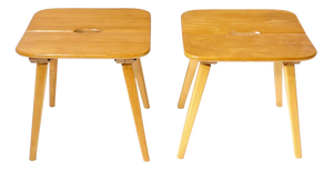 Vintage Swiss Stool by Jacob Müller, 1944