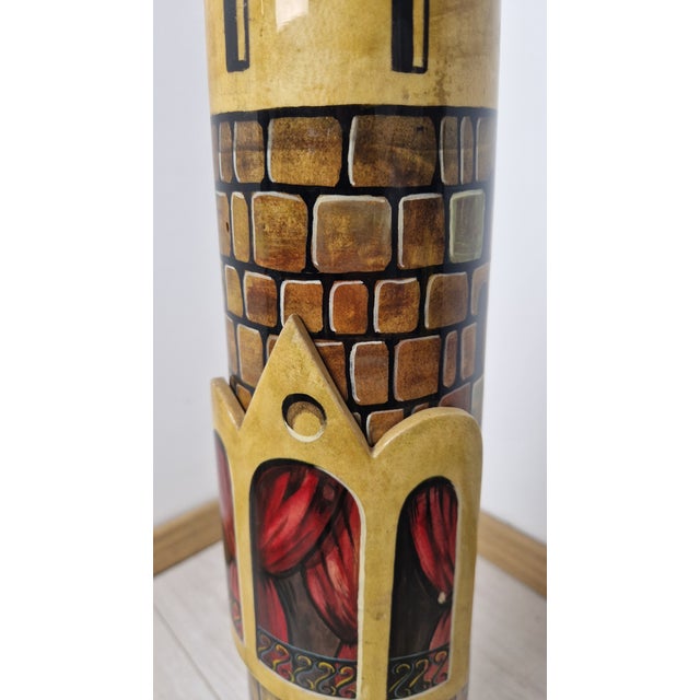 Vintage Tower-Shaped Floor Ashtray by Aldo Tura, 1950s For Sale - Image 14 of 16