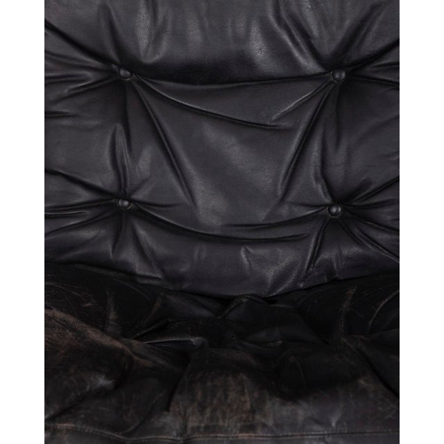 Vintage Siesta Armchairs in Leather by Ingmar Relling for Westnofa, 1970s, Set of 2 For Sale - Image 10 of 13