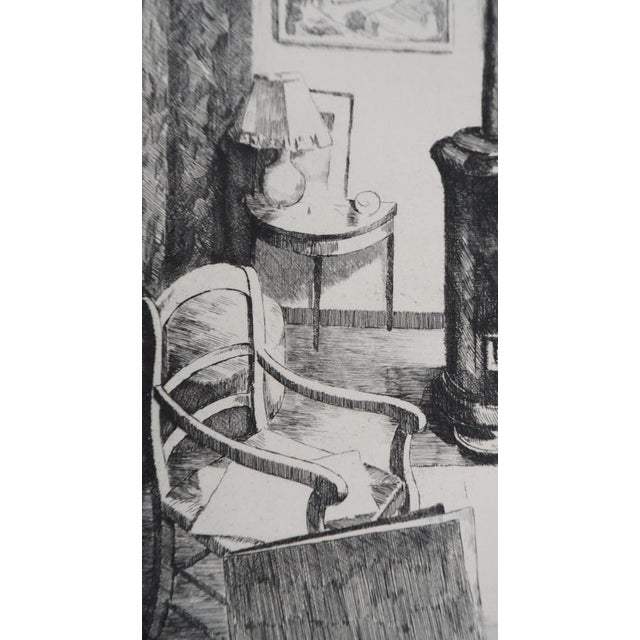 Eugène Corneau, Study of the Female Ni, 1946, Etching For Sale - Image 6 of 7
