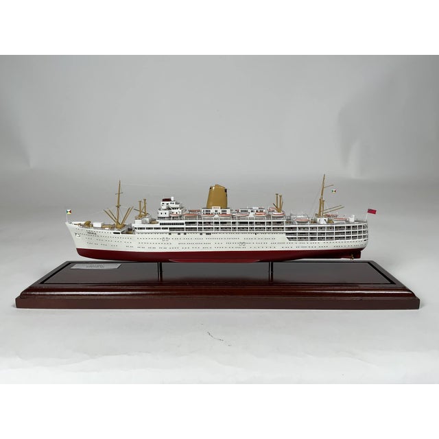 Brown Model of the SS Steam Ship Iberia For Sale - Image 8 of 12