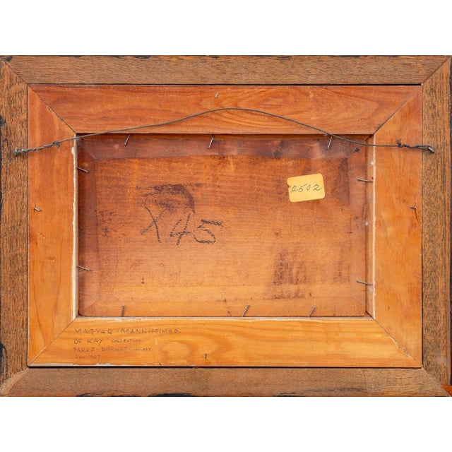 Late 19th Century Gusztav Magyar-Mannheimer Reclining Nude Oil For Sale - Image 5 of 7