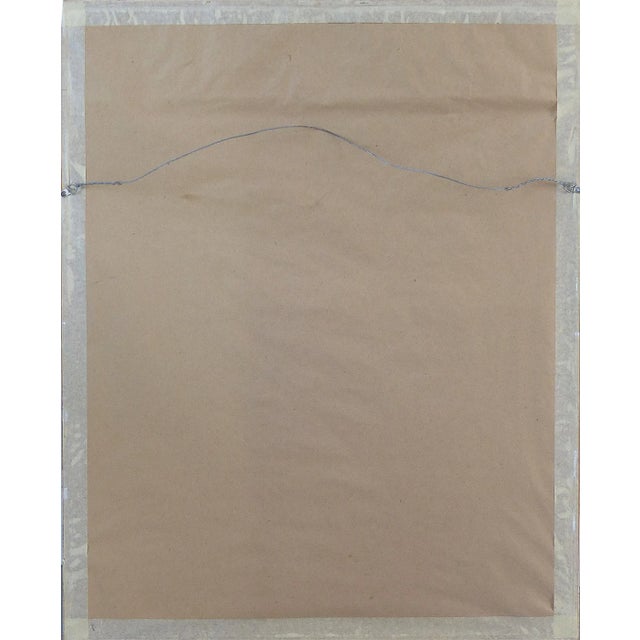 White 1989 Postmodern Mixed-Media Painting For Sale - Image 8 of 9