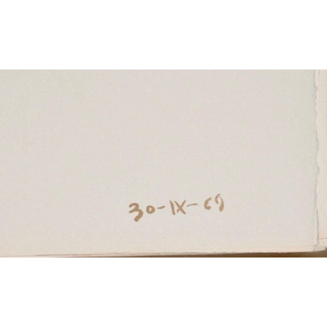 Expressionism Apelles Fenosa, Apeles Fenosa Spanish Sculptor Mourlot Lithograph Abstract Expressionist Figures, 1972 For Sale - Image 3 of 10