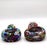 Mid-Century Murano Millefiori Glass Owl Napkin Rings - A Pair For Sale - Image 10 of 14