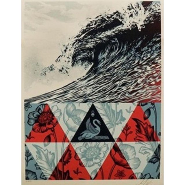 Shepard Fairey, Wave of Distress, Silkscreen Print For Sale