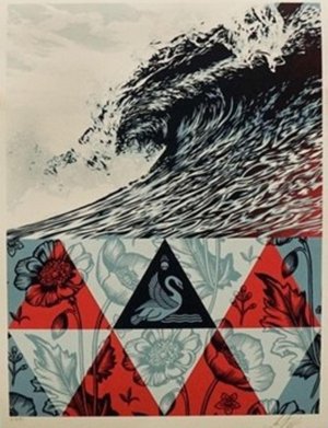 Shepard Fairey, Wave of Distress, Silkscreen Print