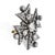 Mid 19th Century Georgian Gia 16 Carat Old Mine Cut Diamond Maltese Cross Gold on Silver Brooch For Sale - Image 4 of 8