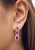 Modern 3.31 Ct Natural Burma Ruby & Diamond Earrings - 2 Pieces For Sale - Image 3 of 9
