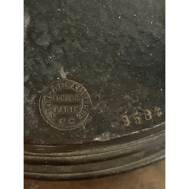 Mid 19th Century 19th C. Ernest Guilbert Bronze "Paysanne Au Panier" Siot-Decauville 28" For Sale - Image 5 of 11