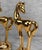 Mid-Century 12" Equestrian Gold Horse Mantle Sculpture - A Pair For Sale - Image 6 of 9