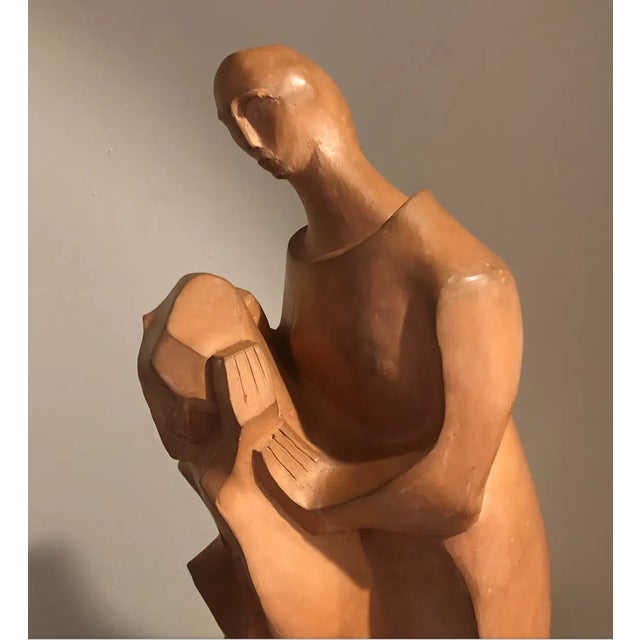 1930s Elsa Galban Modern Figural Sculpture For Sale - Image 6 of 10