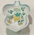 Chinoiserie Qing Inspired Flowers and Insects Chinoiserie Leaf Shaped Trinket Dish For Sale - Image 3 of 8