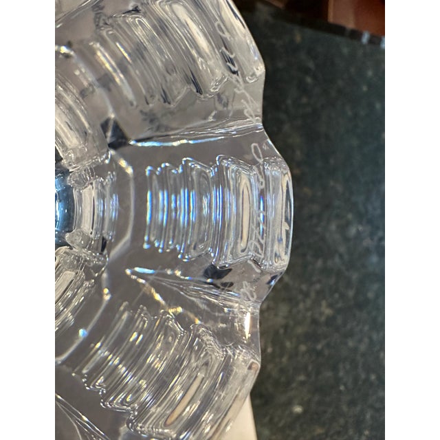 1980s Vintage Transitional Orrefors Crystal Vase For Sale - Image 5 of 9