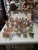 Beautiful hand painted and glazed Nativity set 19 pieces...as shown the set takes a space of 29" wide and 14" deep. The...