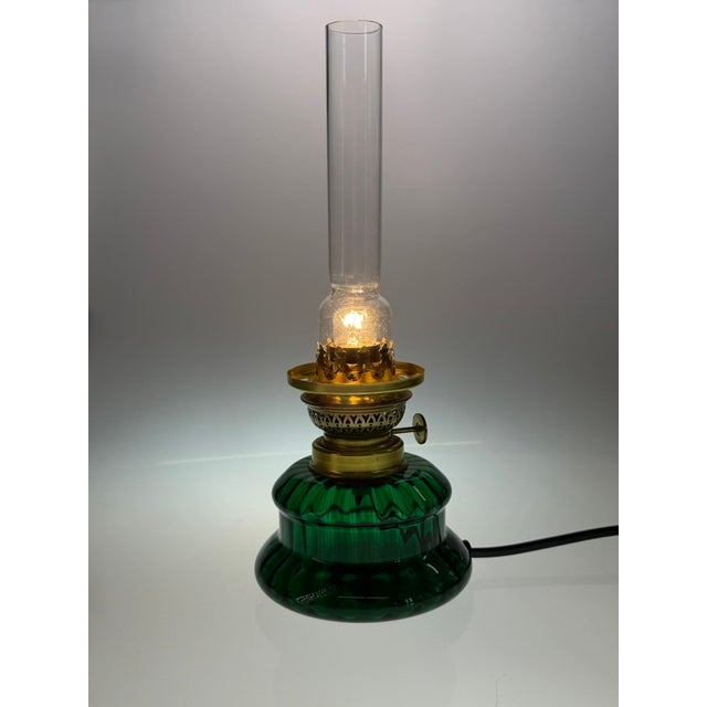 Original Danish Holmegaard Dagmar Mini table lamp, produced by the renowned Holmegaard glassworks. The design takes...