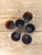 Amber Drinking Glasses Set of 6