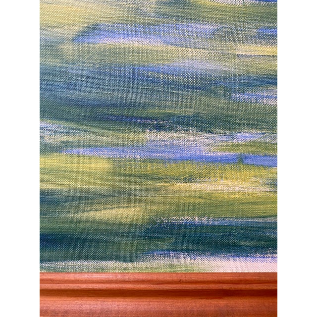 1950s Haugaard, Waving Yellow Trees, Oil on Canvas, Mid-20th Century For Sale - Image 5 of 14