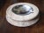 Vintage Round Travertine Ashtray With Metal Insert For Sale - Image 10 of 11