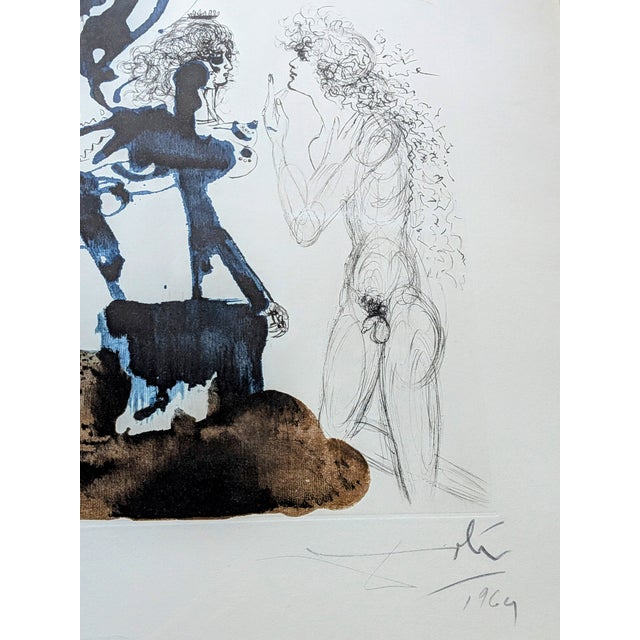 Salvador Dali, Oedipus and Sphynx, 1963, Etching, Framed For Sale - Image 7 of 16