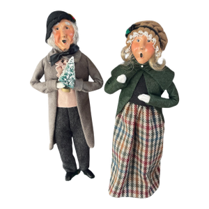 Vintage Byer Choice “The Carolers” 1991 a Pair