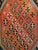 Vintage Persian Qashqai Tribal Area Rug, Hand-Knotted Wool, Geometric Pattern, 5x7, Rust & Navy For Sale - Image 11 of 16