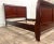 Wood Vintage Full Size Late 20th Century Traditional Louis Philippe Style Sleigh Bed For Sale - Image 7 of 10