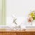 2020s Rabbit Figurine with Bow (Set of 2) For Sale - Image 5 of 6