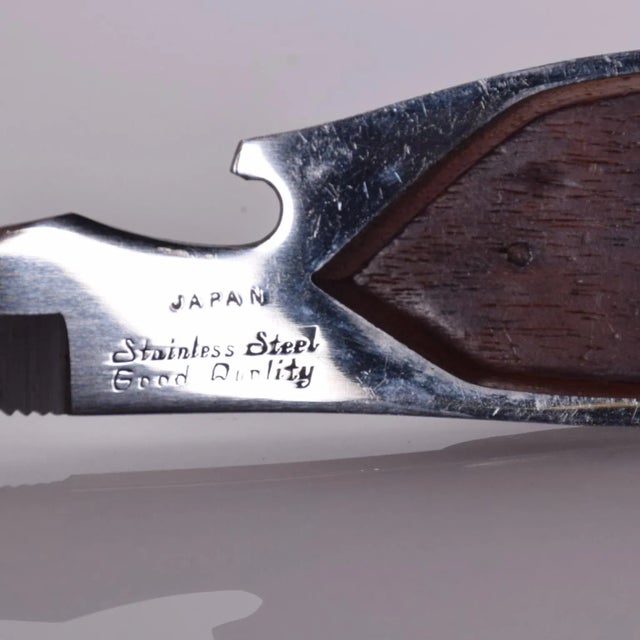 1970s 1970s Japanese Barware Parrot Bottle Opener Knife For Sale - Image 5 of 8