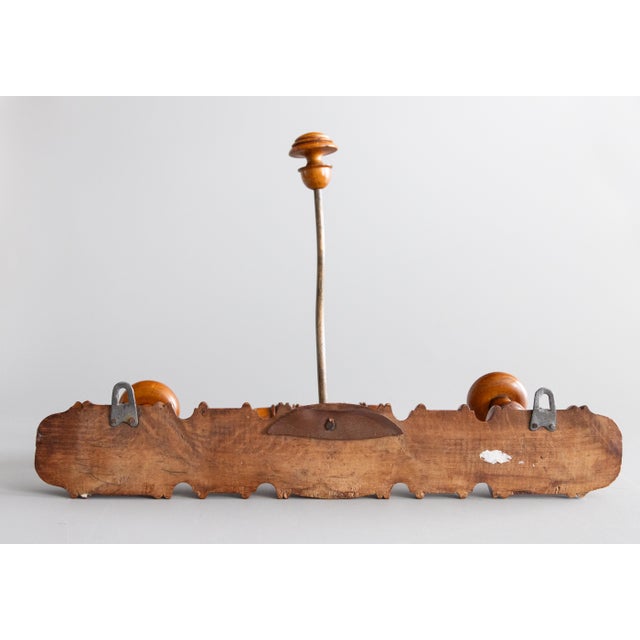 Antique French Faux Bamboo Coat & Hat Rack For Sale - Image 11 of 12