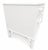 Whitecraft Vintage Coastal White Bamboo & Wood Low 4-Drawer Dresser For Sale In West Palm - Image 6 of 6