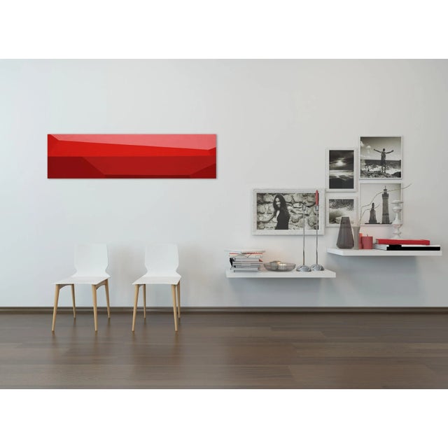 Acrylic on canvas Edition: Unique, Unframed. Using the geometric vocabulary found in architectural schemata, Bolt tries to...