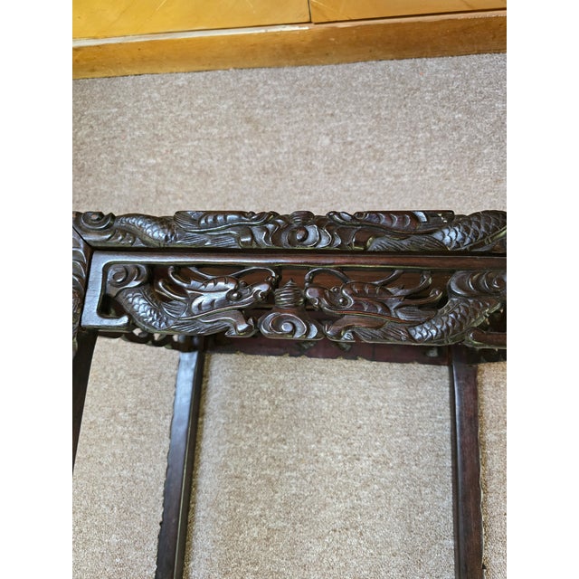1930s Vintage Chinese Dragon Side Table For Sale - Image 14 of 14