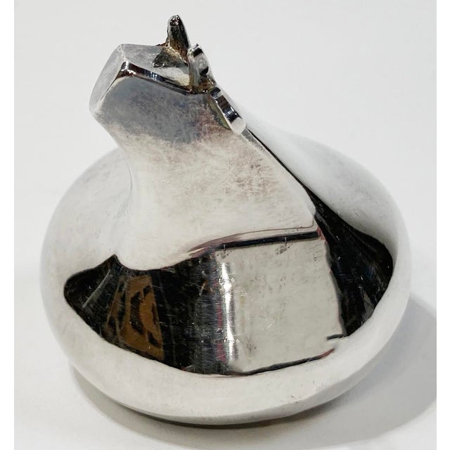 Dansk Designs Vintage Dansk Silver Plate Bull Paper Weight For Sale - Image 4 of 8