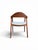 1950s Mid-Century Modern Walnut Armchair by Johnson Chair Co. Light Grey Woven Fabric For Sale - Image 5 of 10