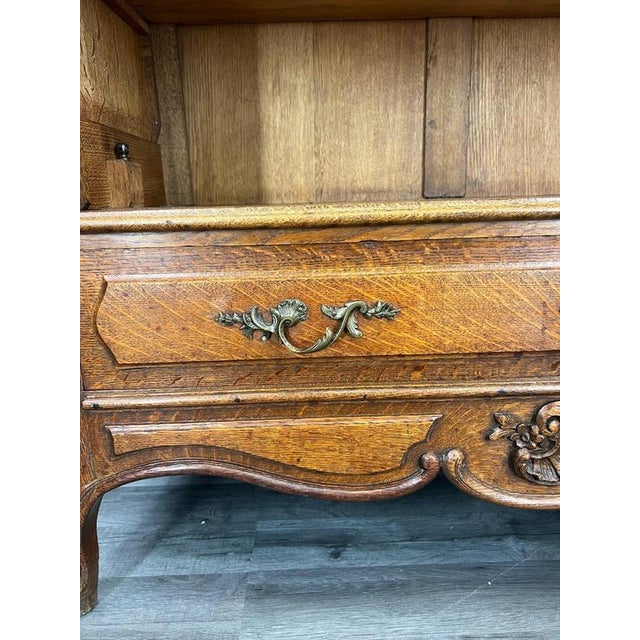French Style Bookcase in Oak For Sale - Image 9 of 17