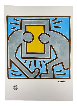 After Keith Haring, Figurative Composition, 1990s, Limited Edition Lithograph