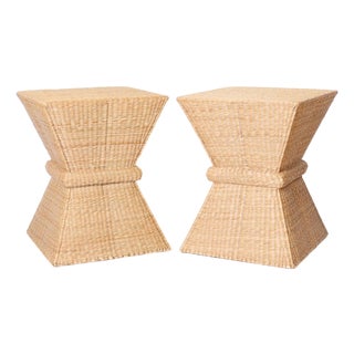 Pair of Mid Century Style Sheaf of Wheat Stands For Sale