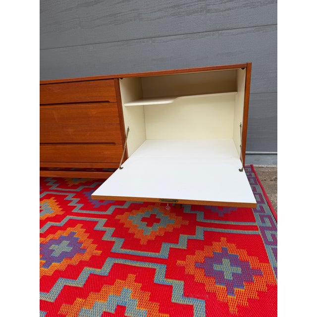 Mid-Century Modern 1960s Danish Modern ' Grande' Teak Credenza by Nils Jonsson For Sale - Image 3 of 12