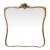 Large 19th C. French Louis XV Giltwood Shaped Mirror For Sale