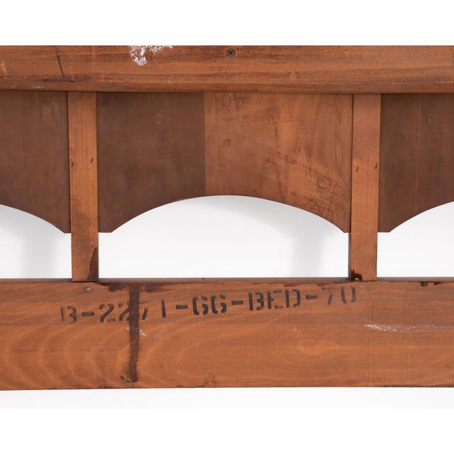 Thomasville Arched Queen Headboard Mid Century For Sale - Image 12 of 12