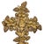 Antique Decorative Cross With Flower and Butterfly Motif - Early 20th Century For Sale - Image 4 of 7