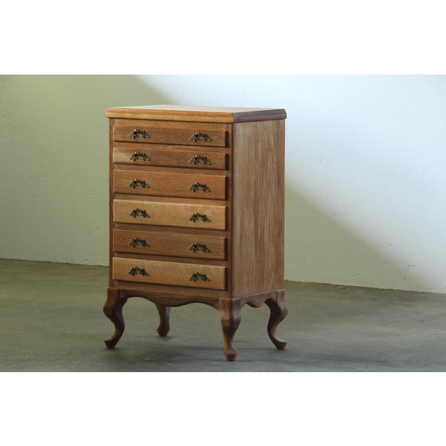 Danish Six-Drawer Dresser in Oak, 1960s For Sale - Image 9 of 13