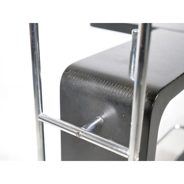 Serving trolley 1980s rosenthal by waldemar rothe. elegant serving trolley designed by waldemar rothe for rosenthal,...