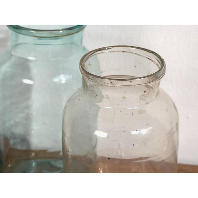 Glass Jars, 1920s, Set of 2 For Sale - Image 3 of 7